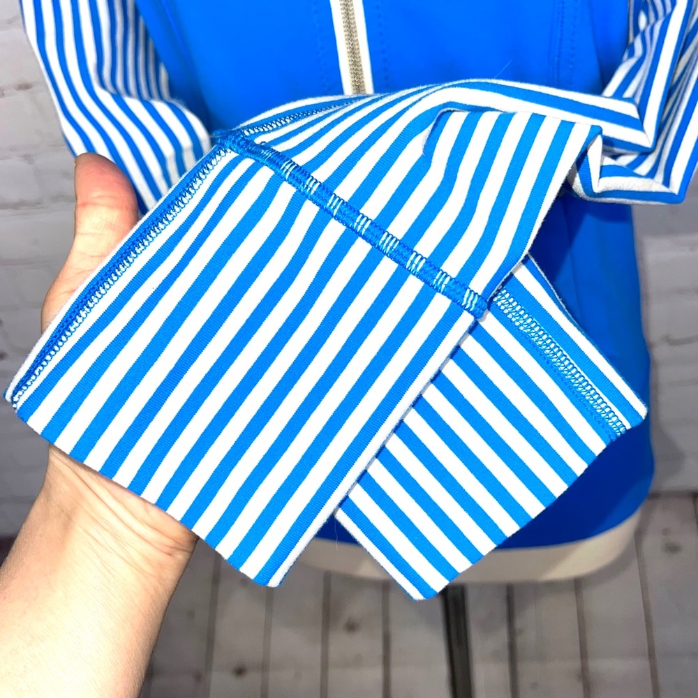 🚫SOLD! 💙Like New |•LULULEMON•| Beaming Blue Daily Yoga Full Zip Jacket💙 - Picture 8 of 16